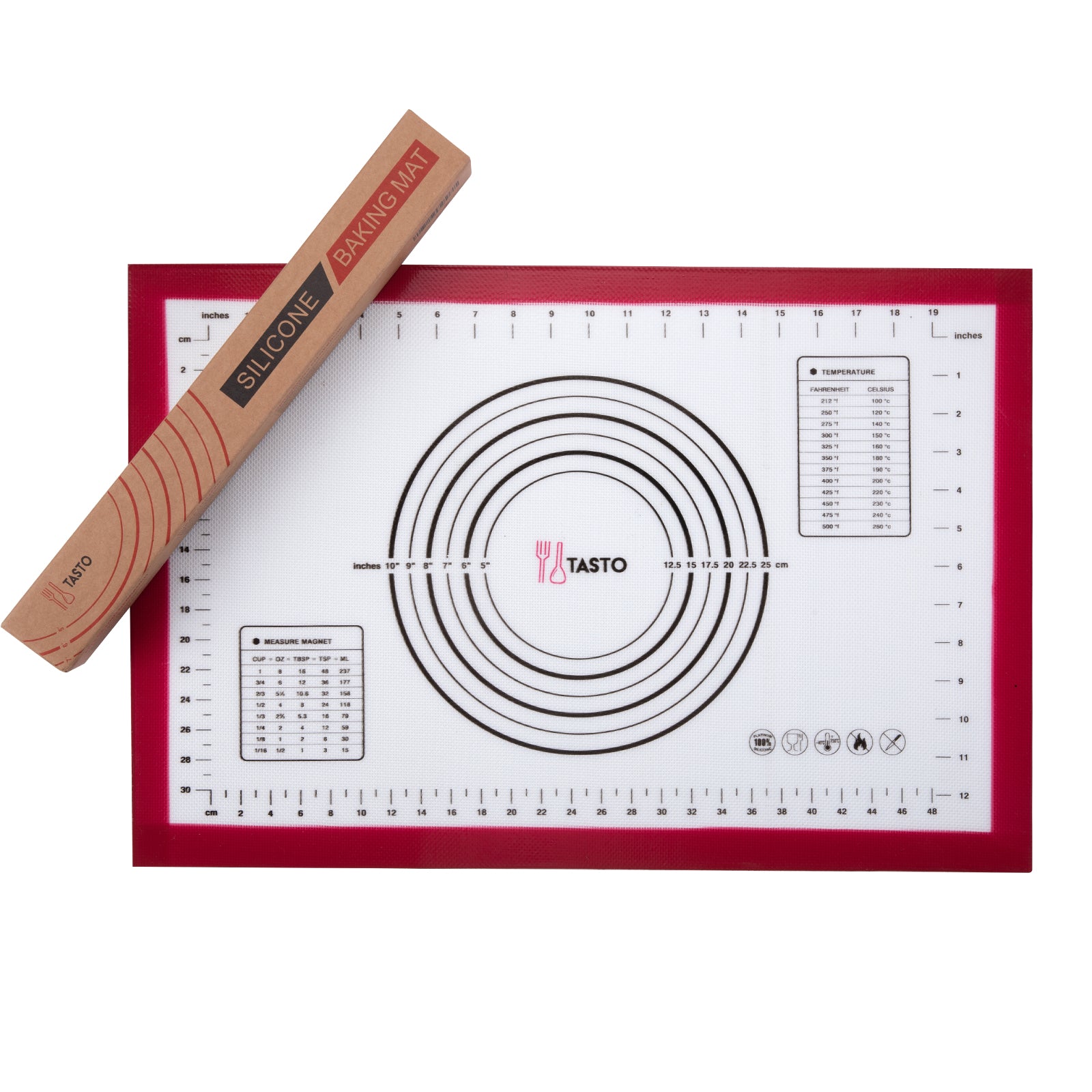 Tapis de cuisson silicone TASTO 60×40 cm